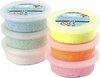 Foam Clay®, Glitter, Pastelkleuren, 14 gr, 6 Doosje