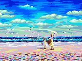 Schilderen op nummer vakantie 40x50cm