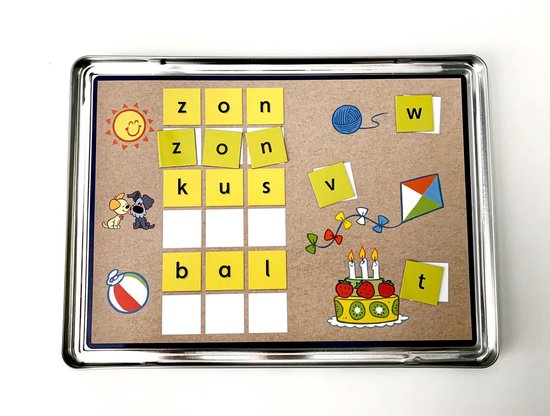 Thumbnail van een extra afbeelding van het spel Woezel & Pip - Woezel & Pip magnetische letter- en cijferdoos