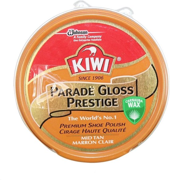 Kiwi schoencreme 50 ml Parade Gloss Prestige mid tan | bol.com