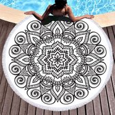 Boho strandlaken Microvezel Roundie Strandkleed Hippie - 155 x 155 cm