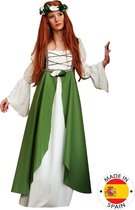 Middeleeuwen & Renaissance Kostuum | Betoverende Middeleeuwse Spookjes Bos Prinses | Vrouw | Maat 50 | Carnaval kostuum | Verkleedkleding