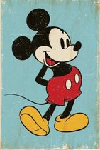 Merchandisehouse.nl Mickey Mouse Retro - Poster - 61 _ 91,5 cm