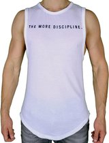 The More Discipline Cut Off Shirt Stretch | Wit (S) - Disciplined Sports