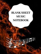 Blank Sheet Music Notebook