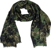 Sjaal Gouden Bladeren - 70x180cm - Groen