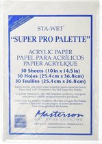 Sta-Wet Super PRO Palette Acrylic Film Refill - 30x - MA-1216,1