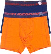 Superdry Onderbroek - Maat XXL  - Mannen - blauw/oranje