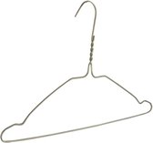 De Kledinghanger Gigant - 50 x Draad / stomerijhanger (kind) metaal verzinkt (Ø 2,2 mm) met rokinkepingen, 32 cm