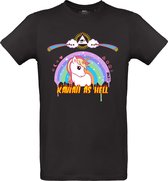 Kawaii as Hell | Idle-Clothing.com | Anime Japan Manga Cartoon Tekening Unicorn illuminati Regenboog Meisjes Merchandise T-shirt