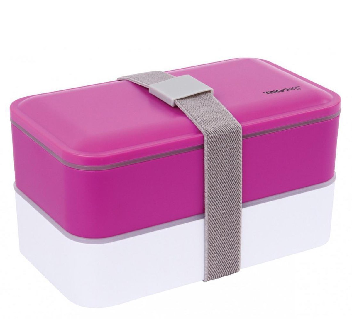 Inwoner sieraden semester Boterhamtrommel 20 x 20 x 13 cm Lunchbox 2-laags lunchbox set met een beker  + koeltas | bol.com