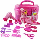 Kind schoonheid set-Speelset-kleuren roze-10 stuks