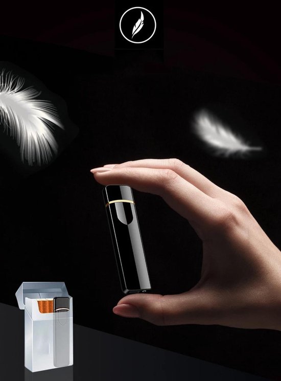 De Ultieme Aansteker (Windproof) - Touch Screen Lighter Elektrisch - Merkloos