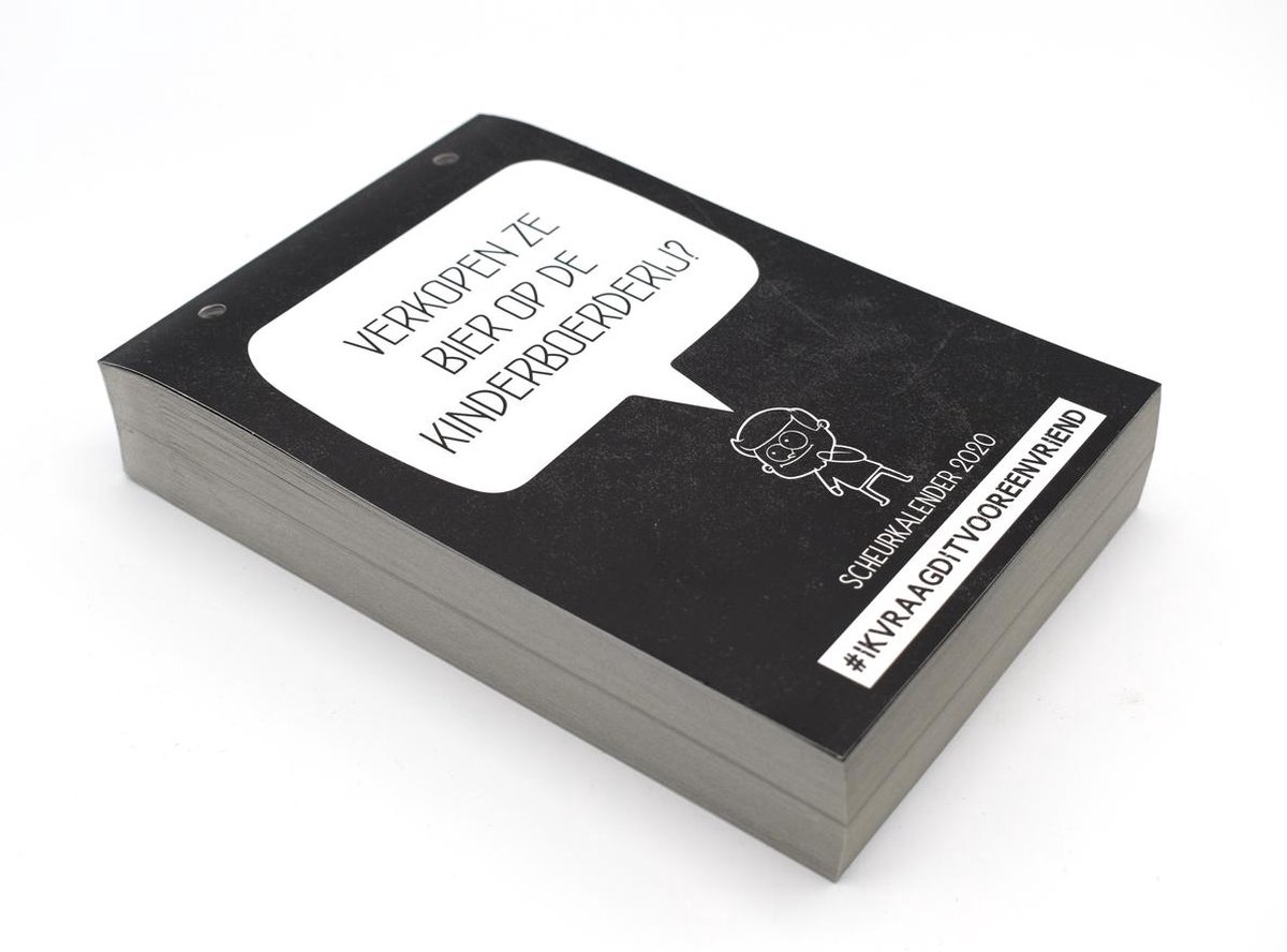 #IK VRAAG DIT VOOR EEN VRIEND - Scheurkalender 2020 | bol.com