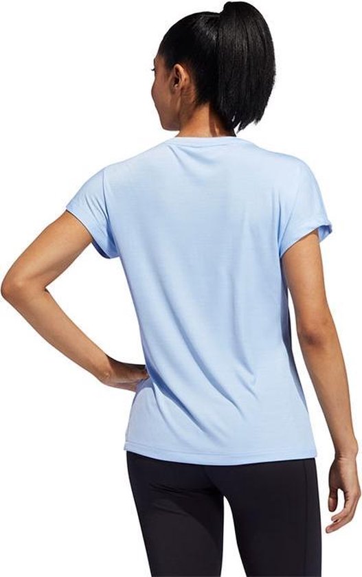adidas BOS shirt dames licht blauw/wit | bol.com