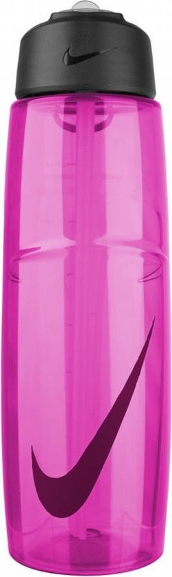 Nike Flow Swoosh drinkfles bidon 875 ml roze | bol.com