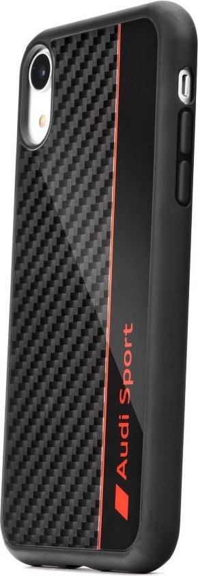 beoefenaar bijvoeglijk naamwoord importeren Original AUDI Carbon fiber case voor iPhone 8 Plus 5.5" - zwart | bol.com