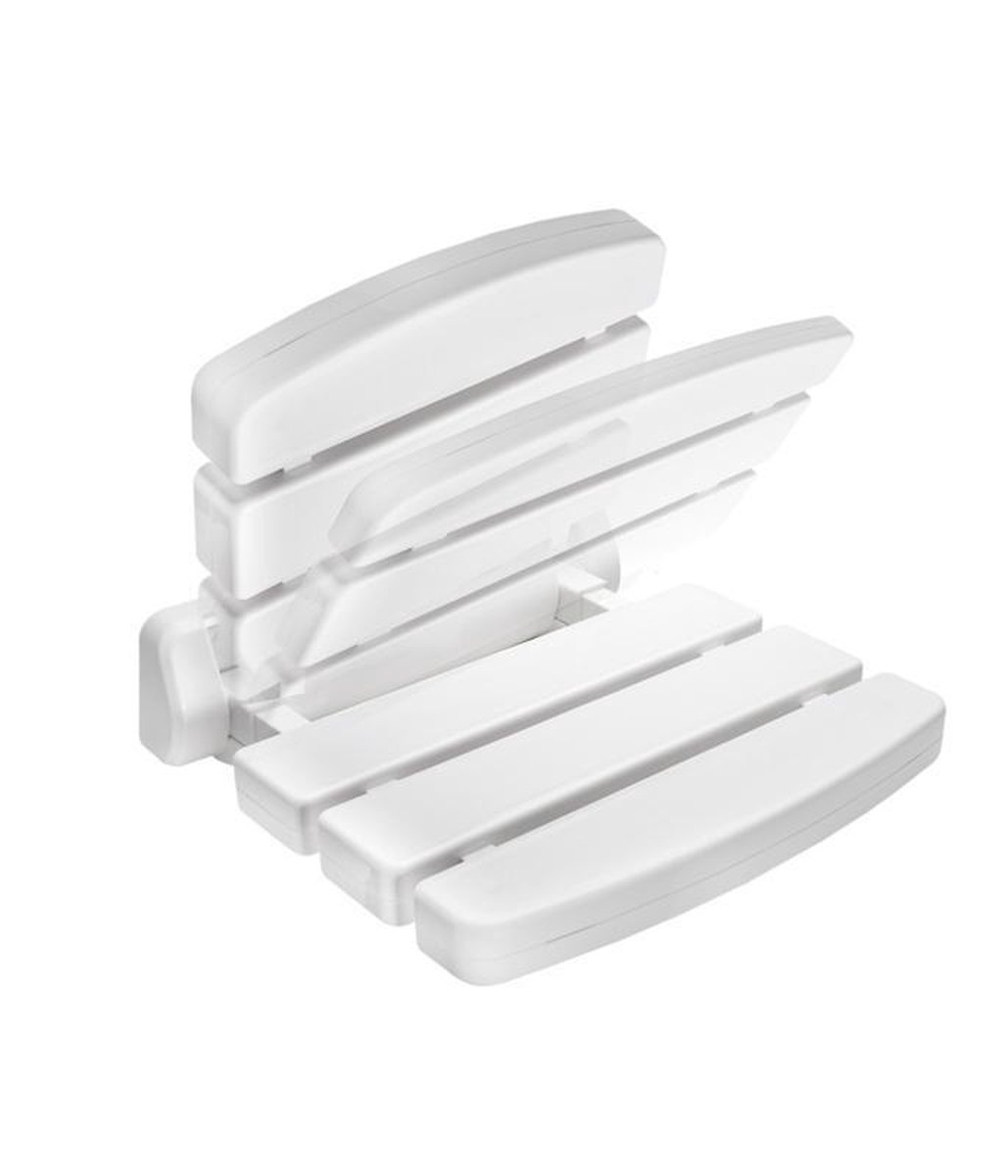 Opklapbaar douchezitje Deluxe, wandmontage. Douchestoel / douchekruk