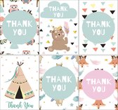 Cartes de remerciements - Ensemble de 12 cartes de remerciements