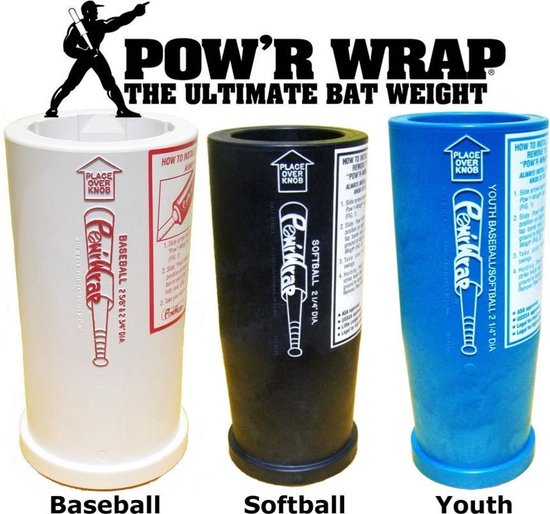 Pow'rWrap Bat Weight Baseball White