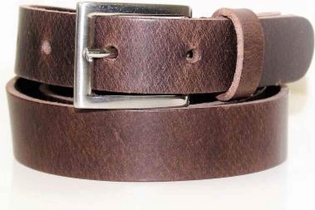 Sangle Cuir Plat Marron 4m - Bande Simili Cuir Motif Litchi Pour Bricolage Et Création