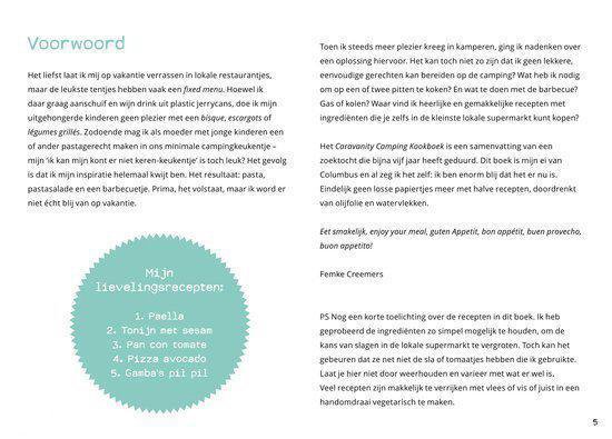 Caravanity camping kookboek