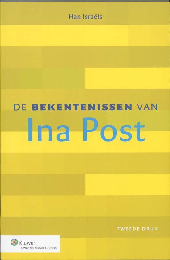 De bekentenissen van Ina Post - cover