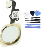 Voor Apple iPhone 6S / 6S Plus A+ Home Button Assembly met Flex Cable Goud + Tools