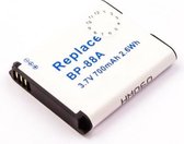 Battery similar SAMSUNG BP88A, Li-ion, 3,7V, 700mAh, 2,6Wh