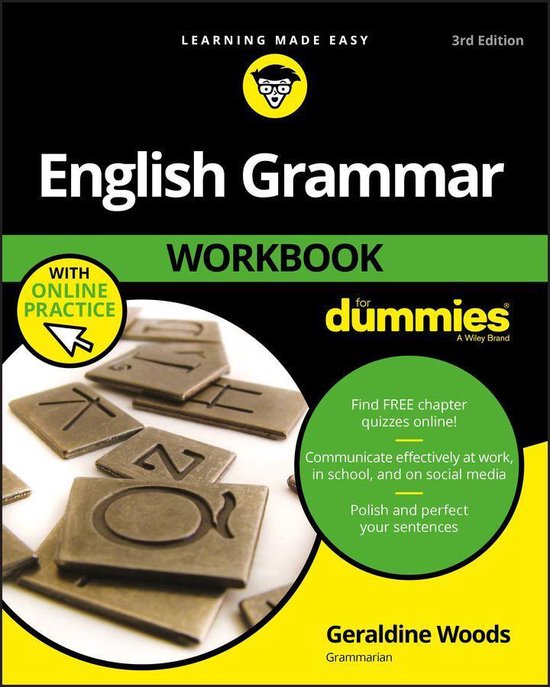 English Grammar Workbook For Dummies with Online Practice - cover
