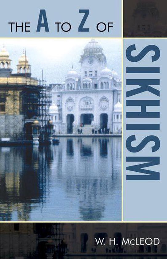 Boekomslag 'The A to Z of Sikhism' met de Gouden Tempel in Amritsar, India.