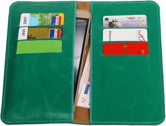 Portefeuille Green Pull-up Large Pu pour HTC Desire 820 G.