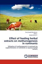 Effect of feeding herbal extracts on methanogenesis in ruminants