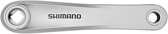 Crankstel Shimano FC-TY501 6/7/8 speed 170mm 42x34x24T met kettingscherm - zilver - Shimano