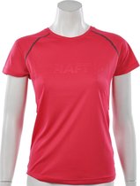 Craft Active Run Shortsleeve Tee Women - Loopshirt - Vrouwen - Maat L - Roze
