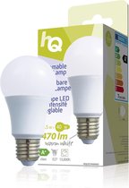Hq Hqle27a60003 Dimbare Led-lamp A60 E27 6,5 W 470 Lm 2 700 K