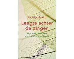 Omslag van Leegte achter de dingen