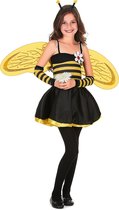 LUCIDA - Gestreept bijenpak met vleugels voor meisjes - L 128/140 (10-12 jaar)