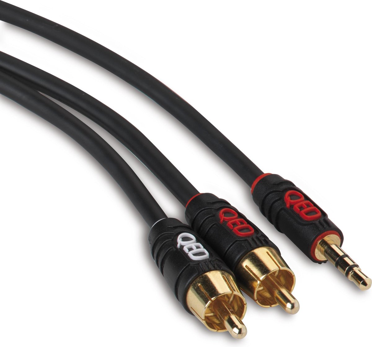 QED PROFILE J2P 2m SINGLE minijack RCA kabel (mini jack naar tulp