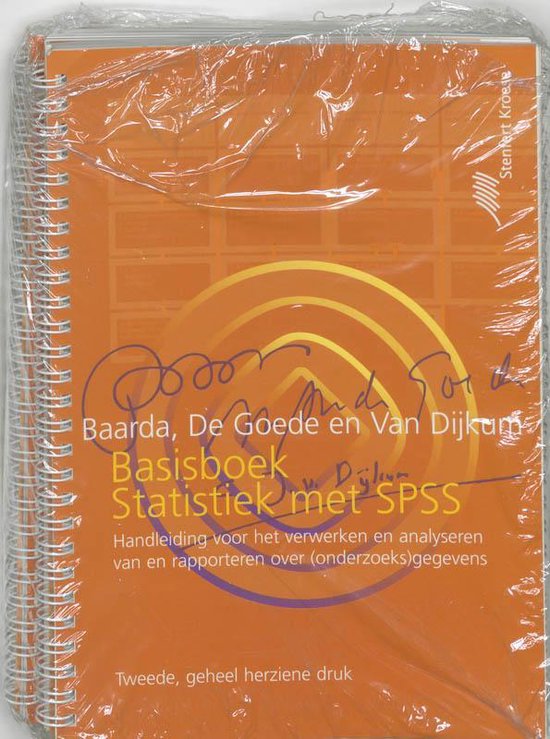 Basisboek statistiek met spss - cover