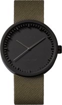 LEFF amsterdam - D42 - Horloge - Cordura - Zwart/Groen - Ø 42mm