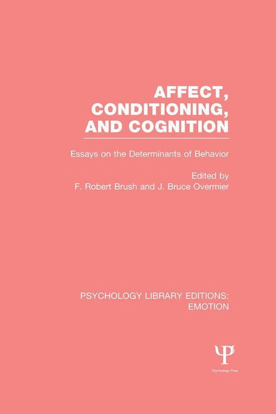 Affect, Conditioning, and Cognition (Ple - cover