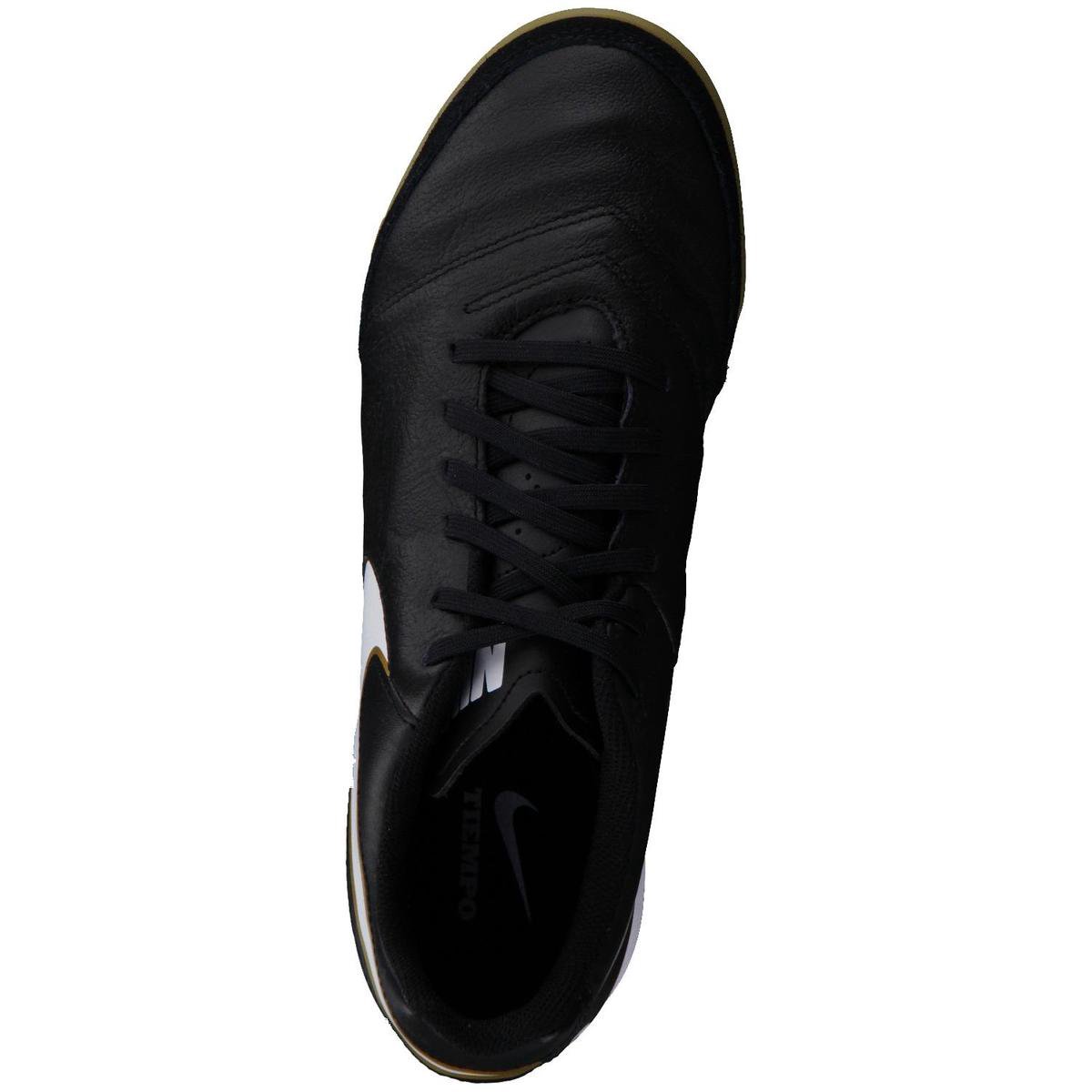 Nike TiempoX Genio II Leather IC Voetbalschoenen - Maat 40 - Mannen -  zwart/wit/goud | bol.com