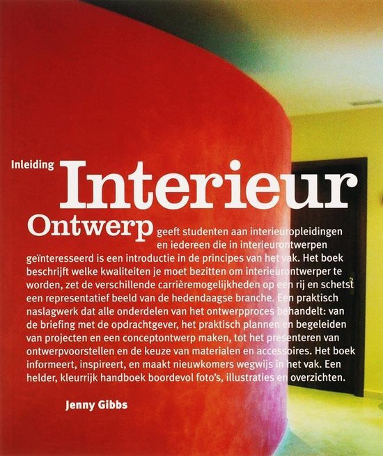 Cover van het boek 'Inleiding Interieurontwerp' van J. Gibbs