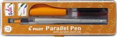 pilot Parallel Pen 2.4mm + Pennendoos van ijzer