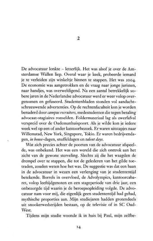 Een bladzijde uit een boek met tekst.