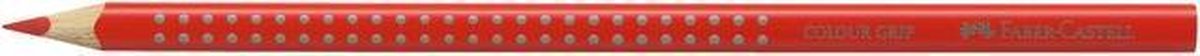 Kleurpotlood Faber Castell GRIP 21 geraniumrood doos met 12 stuks