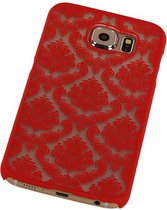 Samsung Galaxy S6 Hardcase Brocant Vintage Red - Coque arrière Bumper Sleeve