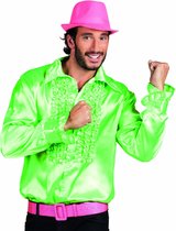 "Groen disco overhemd - Verkleedkleding - Medium"