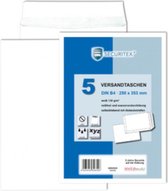 securitex enveloppen b4 wit zonder venster 130gr